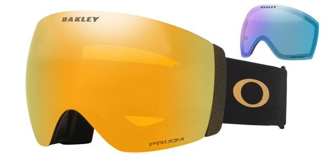 Oakley Flight Deck Pro L 50th Anniversary Metallic Black Gold Prizm 24K Prizm Iced