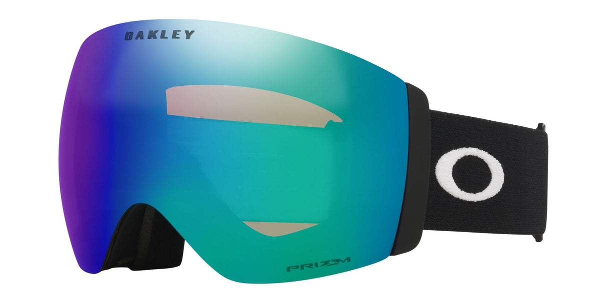Oakley Flight Deck Pro L Matte Black Prizm Argon Prizm Iced schuin