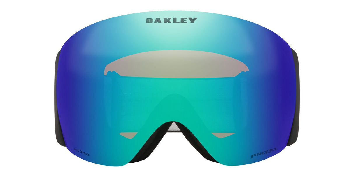 Oakley Flight Deck Pro L Matte Black Prizm Argon Prizm Iced voorzijde