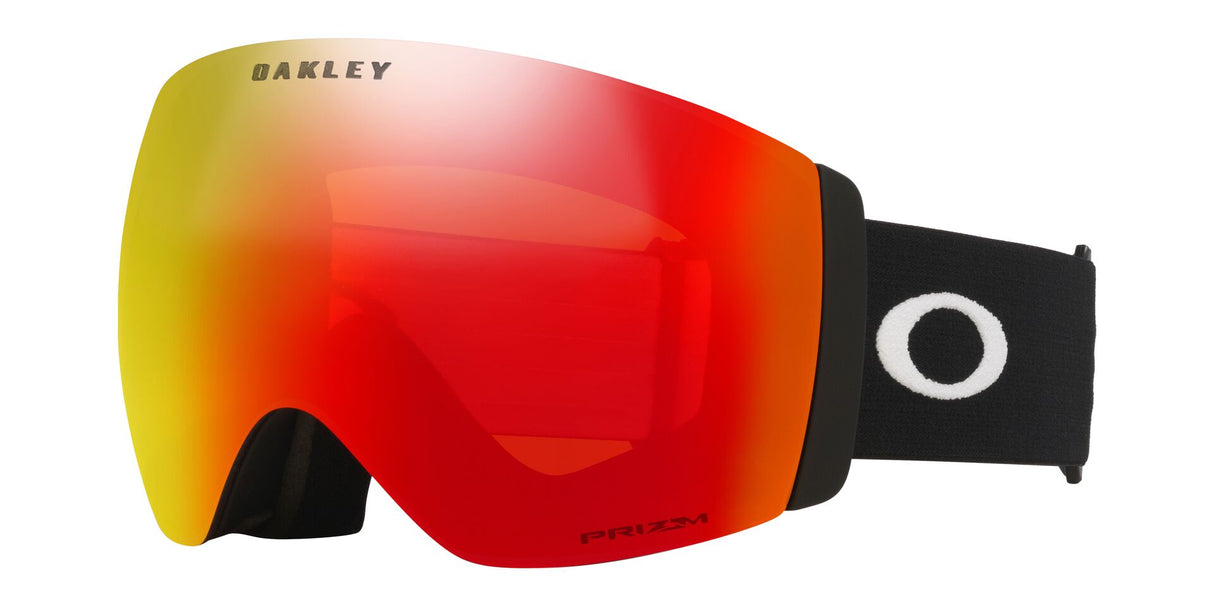Oakley Flight Deck Pro L Matte Black Prizm Torch Prizm Iced schuin