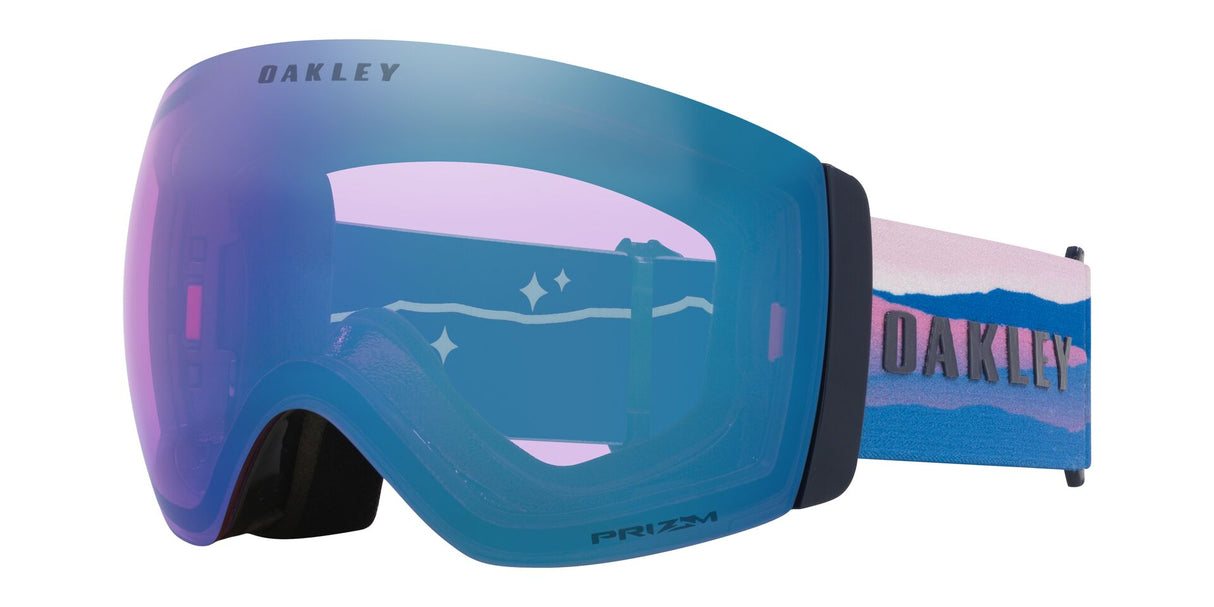Oakley Flight Deck Pro L Mikaela Shiffrin Signature Prizm Iced Prizm Sapphire schuin