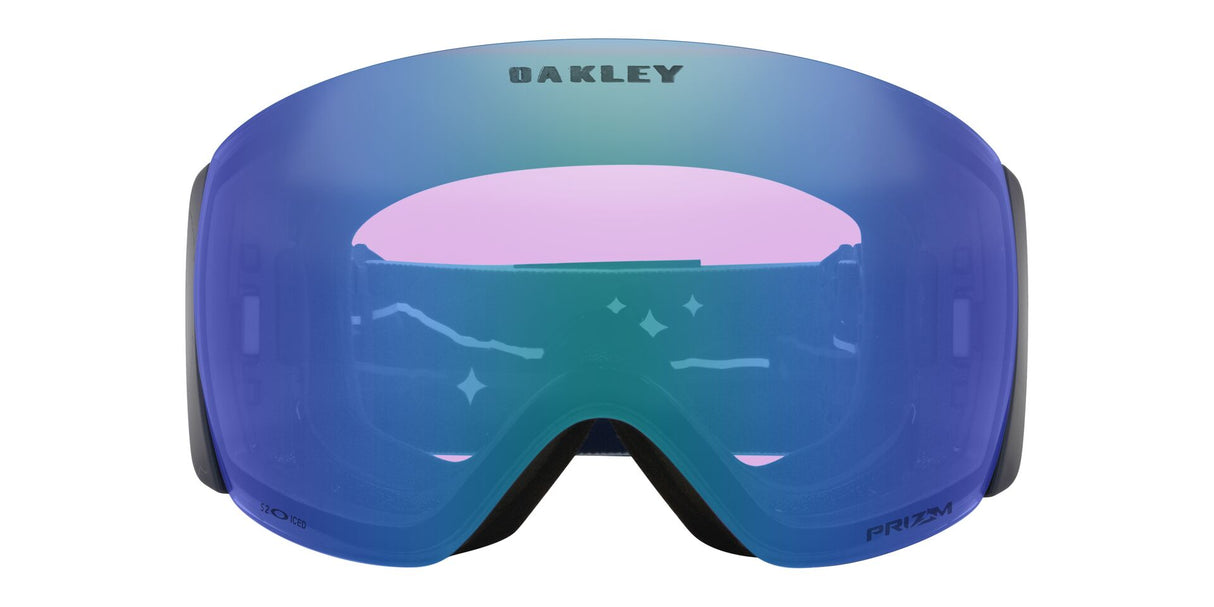 Oakley Flight Deck Pro L Mikaela Shiffrin Signature Prizm Iced Prizm Sapphire voorzijde