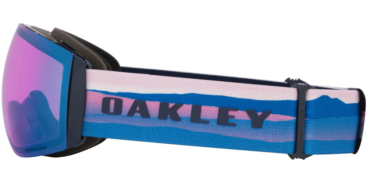 Oakley Flight Deck Pro L Mikaela Shiffrin Signature Prizm Iced Prizm Sapphire zijaanzicht