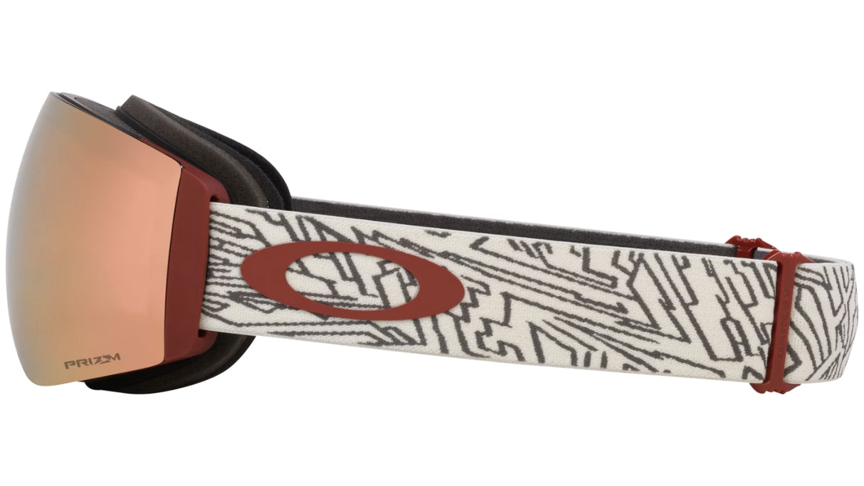 Oakley Flight Deck Pro M Grey StrikePrizm Rose Gold & Prizm Black Zijaanzicht