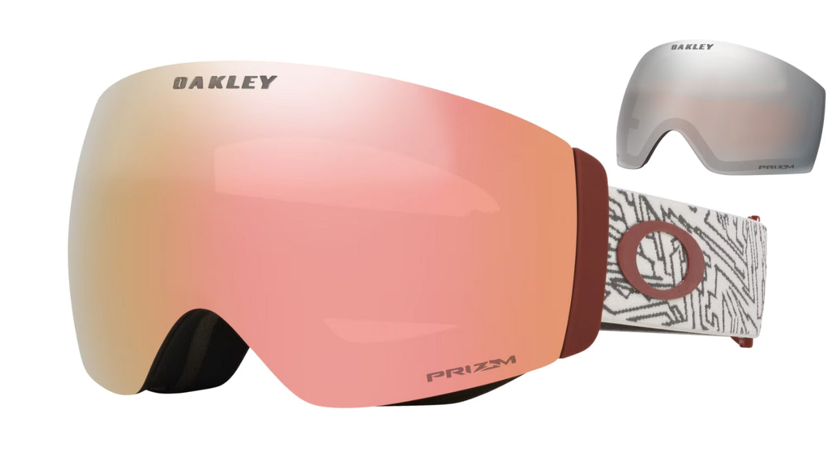 Oakley Flight Deck Pro M Grey Strike Prizm Rose Gold & Prizm Black