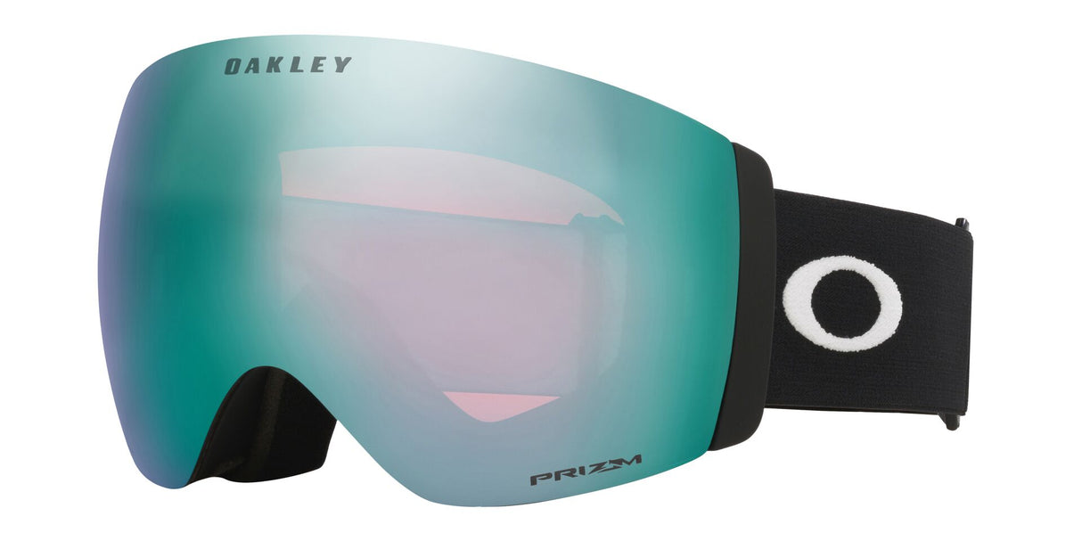 Oakley Flight Deck Pro M Matte Black Prizm Sapphire Prizm Iced schuin