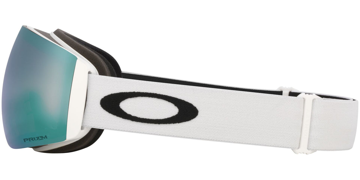 Oakley Flight Deck Pro M Matte White Prizm Sapphire Prizm Iced zijaanzicht