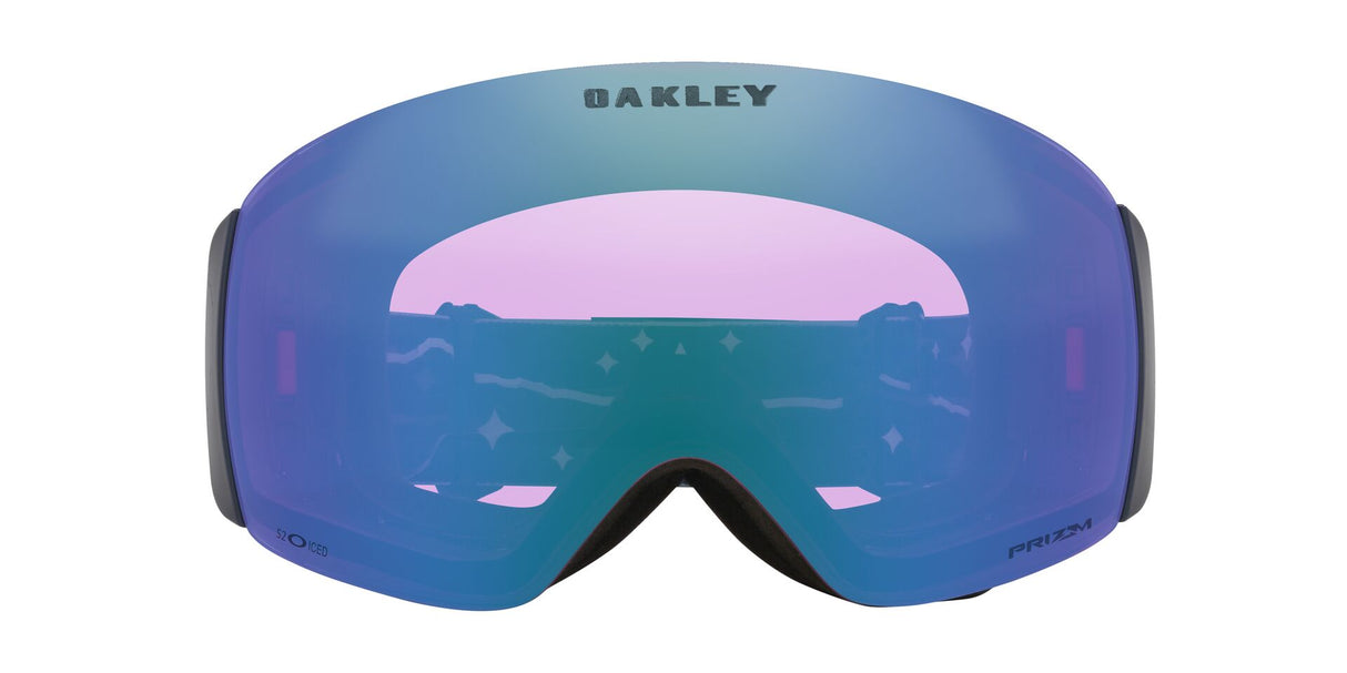 Oakley Flight Deck Pro M Mikaela Shiffrin Signature Prizm Iced Prizm Sapphire voorzijde