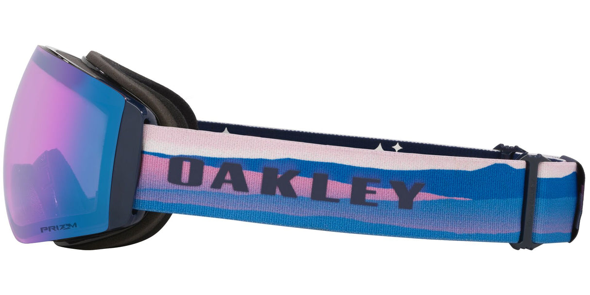 Oakley Flight Deck Pro M Mikaela Shiffrin Signature Prizm Iced Prizm Sapphire zijaanzicht
