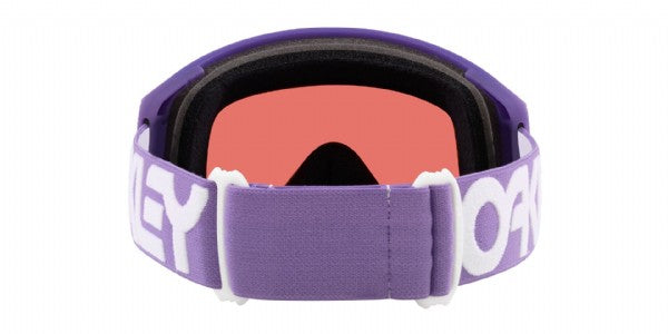 Oakley Flight Tracker M Matte Lila Prizm Snow Sapphire Iridium achterzijde