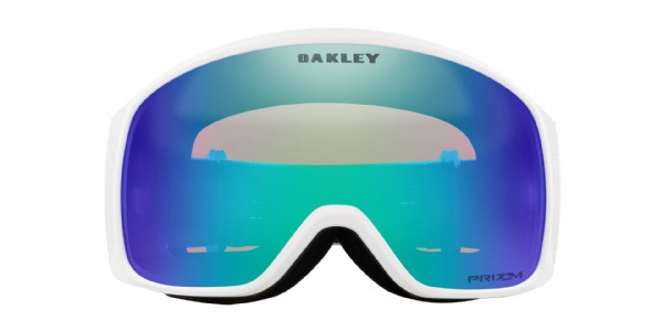 Oakley Flight Tracker M Matte White Prizm Snow Argon Iridium achterzijde