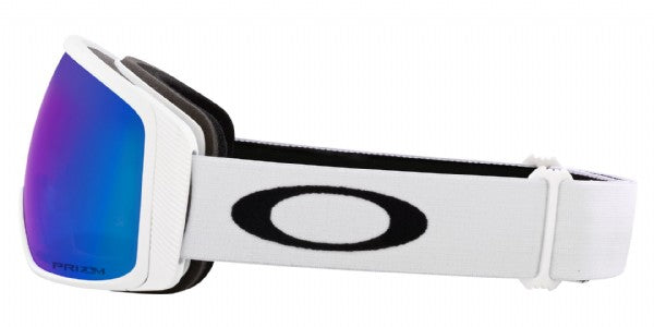 Oakley Flight Tracker M Matte White Prizm Snow Argon Iridium zijaanzicht