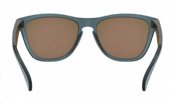 Oakley Frogskins Crystal Black Prizm Sapphire Polarized achterzijde