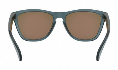 Oakley Frogskins Crystal Black Prizm Sapphire Polarized achterzijde