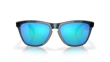 Oakley Frogskins Crystal Black Prizm Sapphire Polarized voorzijde