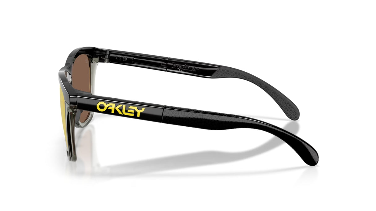 Oakley Frogskins Range TDF (Tour de France) Matte Black / Prizm 24K Polarized zijkant