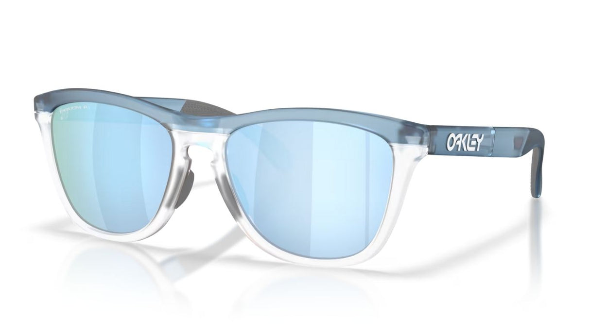 Oakley-Frogskins-Range-XL-Trans-Stonewash-Clear-Prizm-Deep-H2O-Polarized