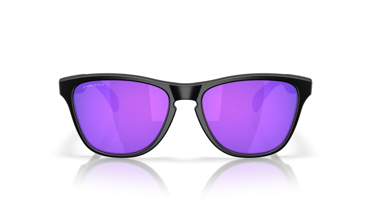 Oakley Frogskins S (small) Matte Black Prizm Violet voorzijde