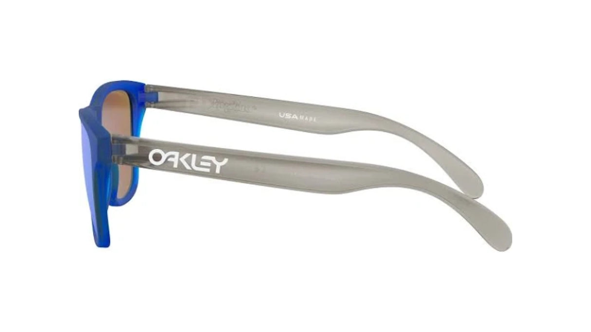 Oakley Frogskins XS Matte Translucent Sapphire Prizm Sapphire
