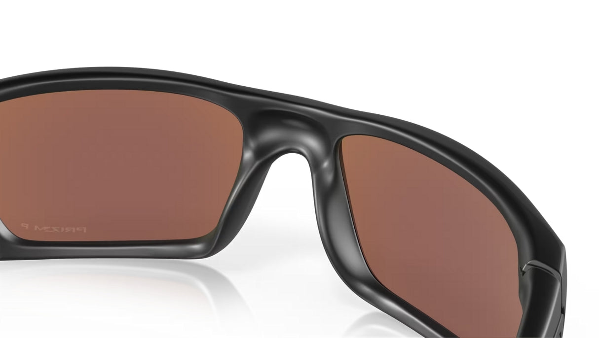 Oakley Fuel Cell Matte Black/ Prizm deep H2O Polarized Achterkant