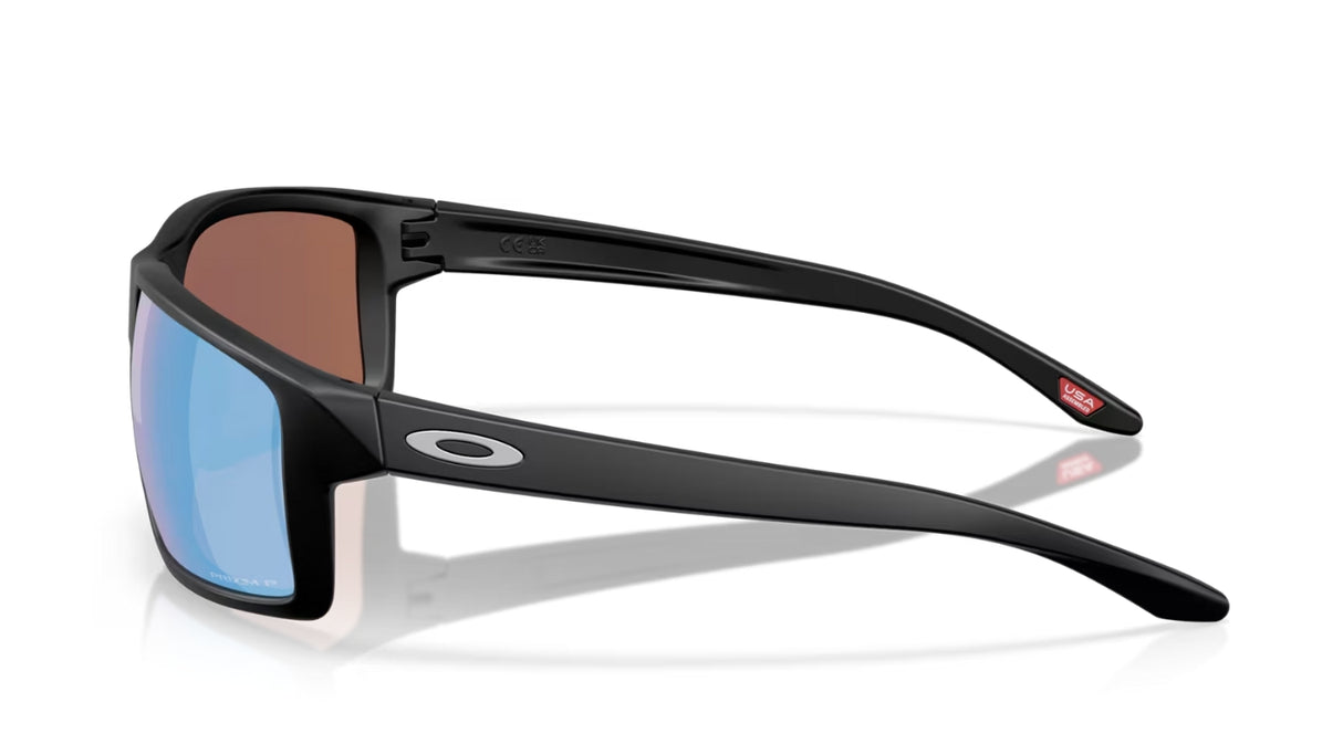 Oakley Gibston XL Matte Black/ Prizm Deep H2O Polarized Zijkant
