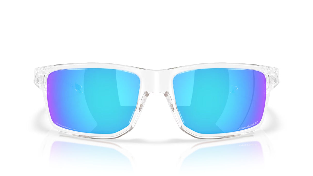 Oakley Gibston XL Clear/ Prizm Sapphire Polarized Voorkant