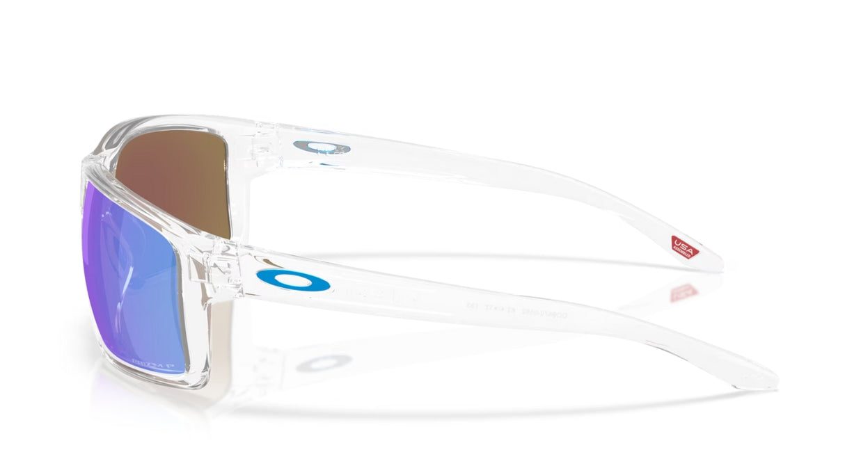 Oakley Gibston XL Clear/ Prizm Sapphire Polarized Zijkant