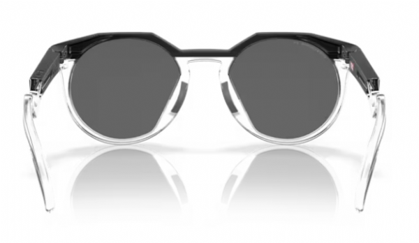 Oakley HSTN L Matte Black Prizm Black Polarized achterzijde