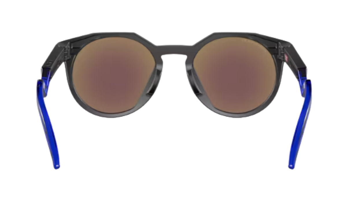 Oakley HSTN L Matte Black/ Prizm Sapphire Polarized Achterkant