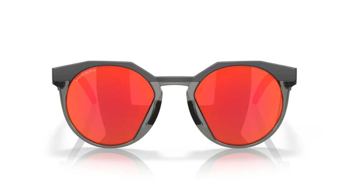 Oakley HSTN L Matte Carbon Prizm Ruby voorzijde