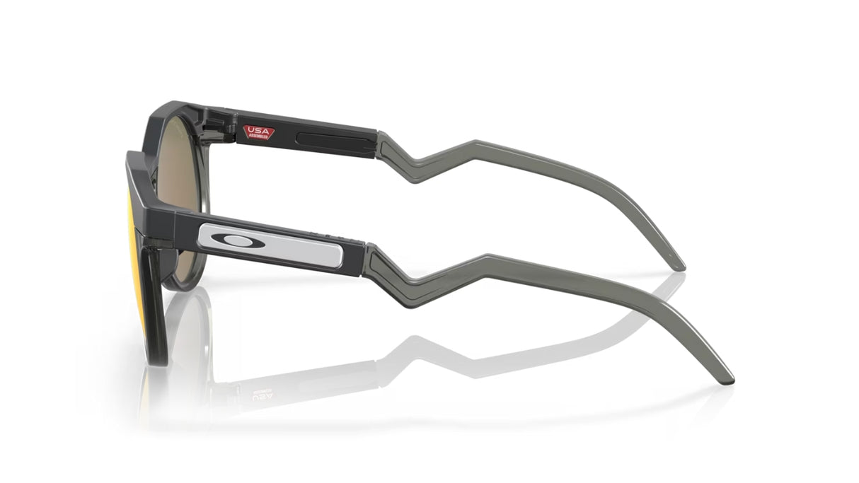 Oakley HSTN L Matte Carbon Prizm Ruby zijaanzicht