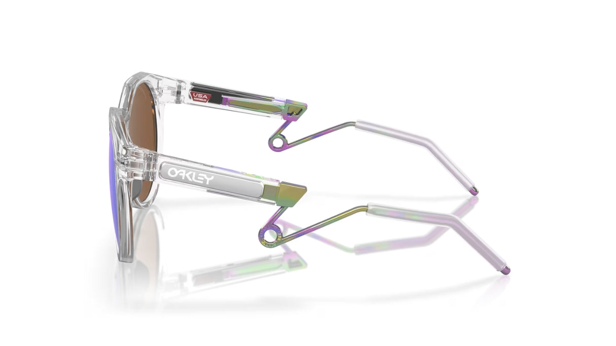 Oakley HSTN Metal Matte Clear Prizm Violet zijaanzicht