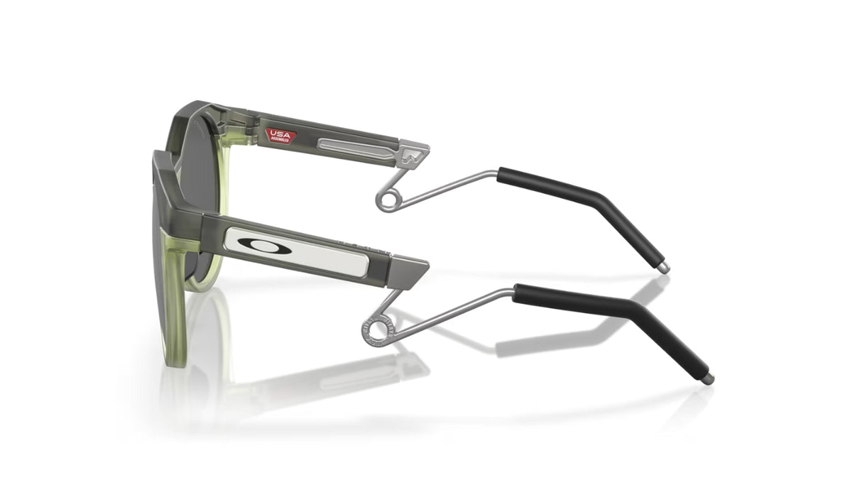 Oakley HSTN Metal Matte Olive Ink Prizm Black zijaanzicht