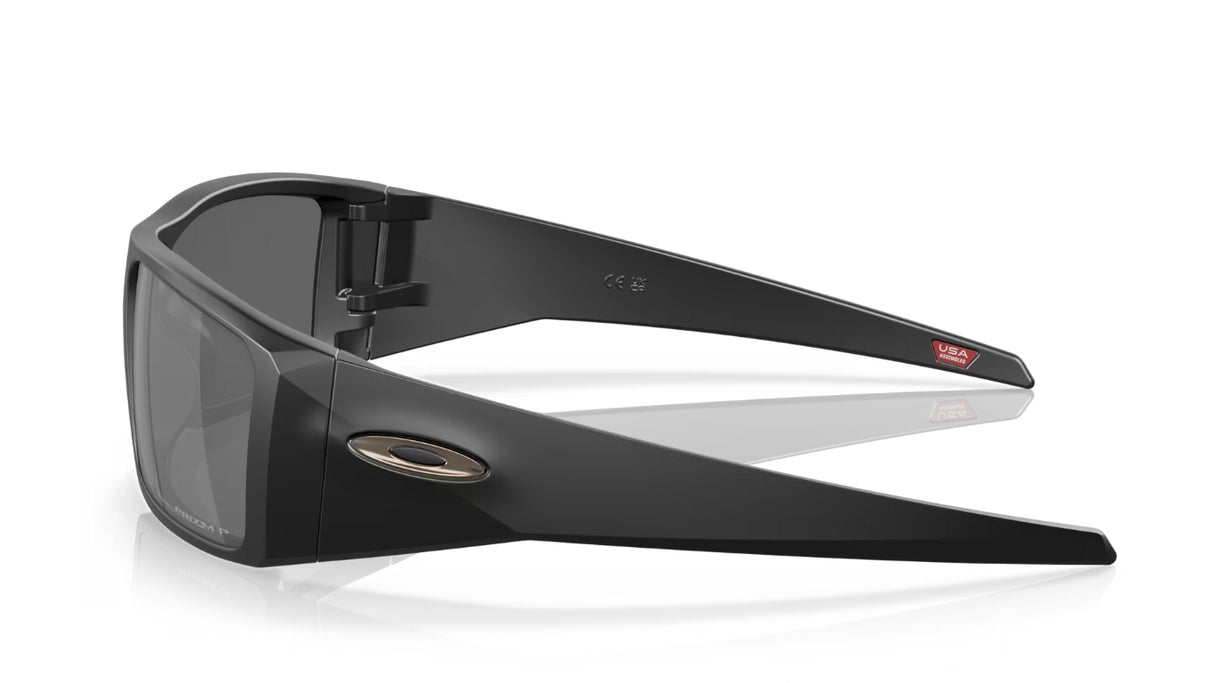 Oakley Heliostat Matte Black/Prizm Black Polarized Zijkant