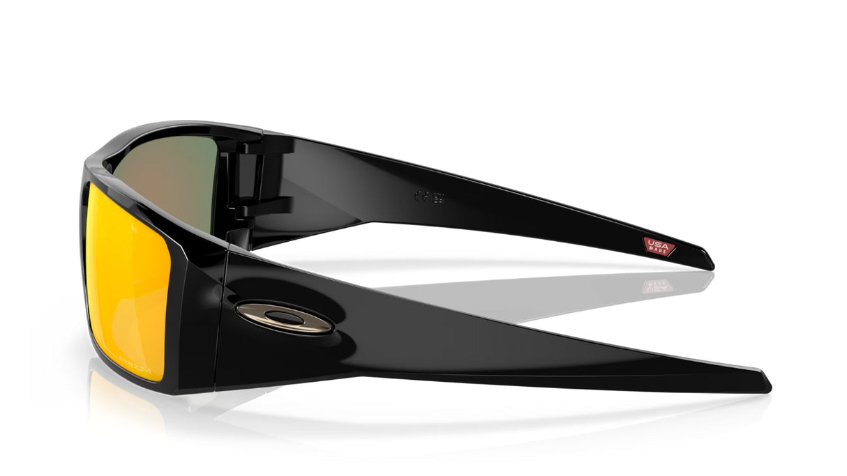 Oakley Heliostat Polished Black/ Prizm Ruby Zijkant