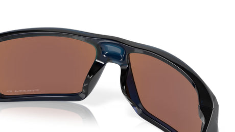 Oakley Heliostat Transparent Poseidon/ Prizm Deep Water Polarized Achterkant