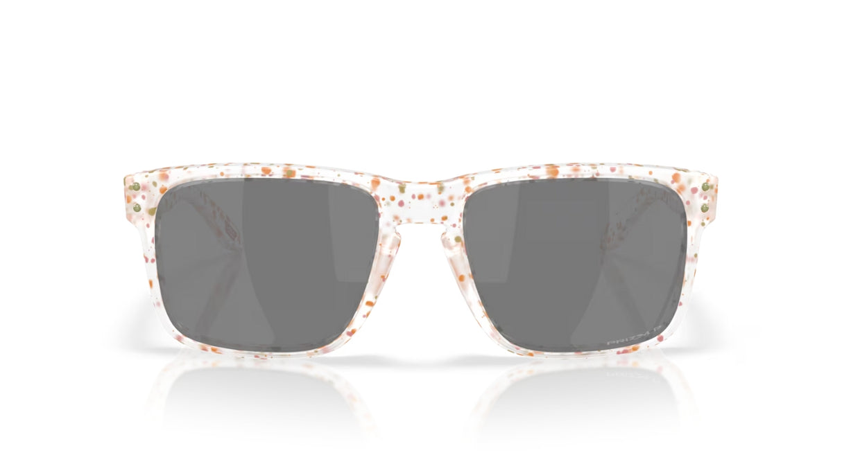 Oakley-Holbrook-Clear-Terrazzo-Prizm-Black-Polarized-voorzijde