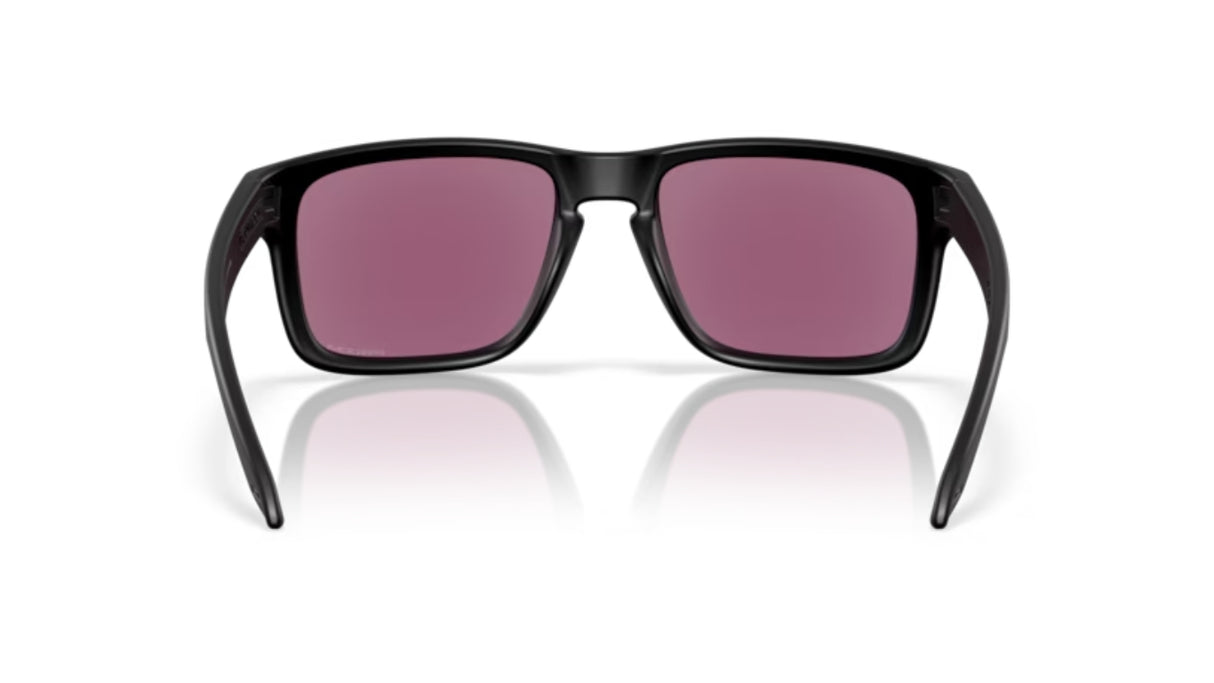 Oakley Holbrook Matte Black / Prizm Road Jade achterkant