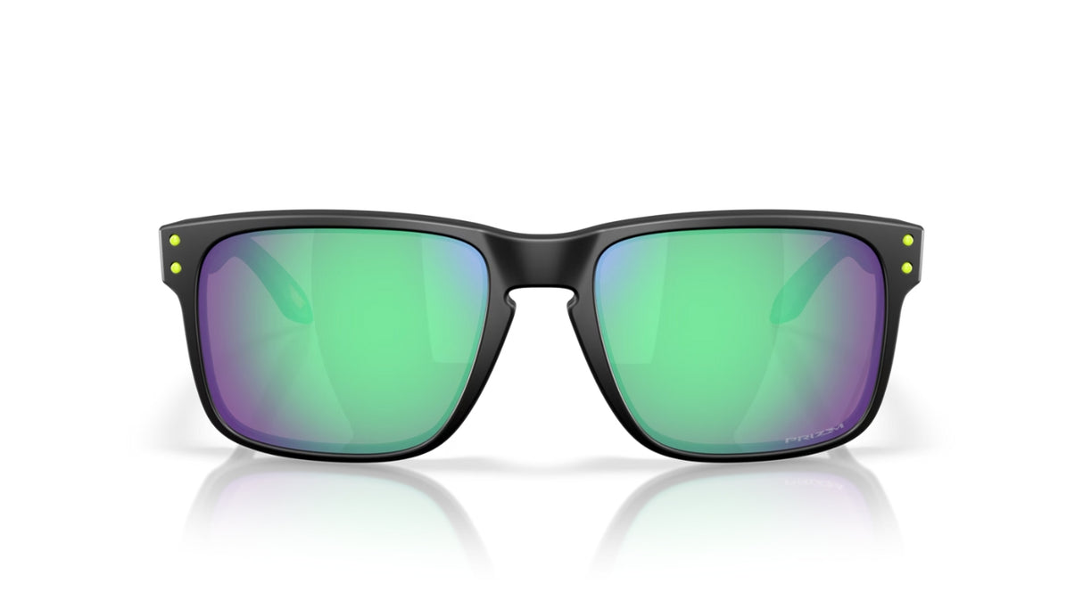 Oakley Holbrook Matte Black / Prizm Road Jade voorkant