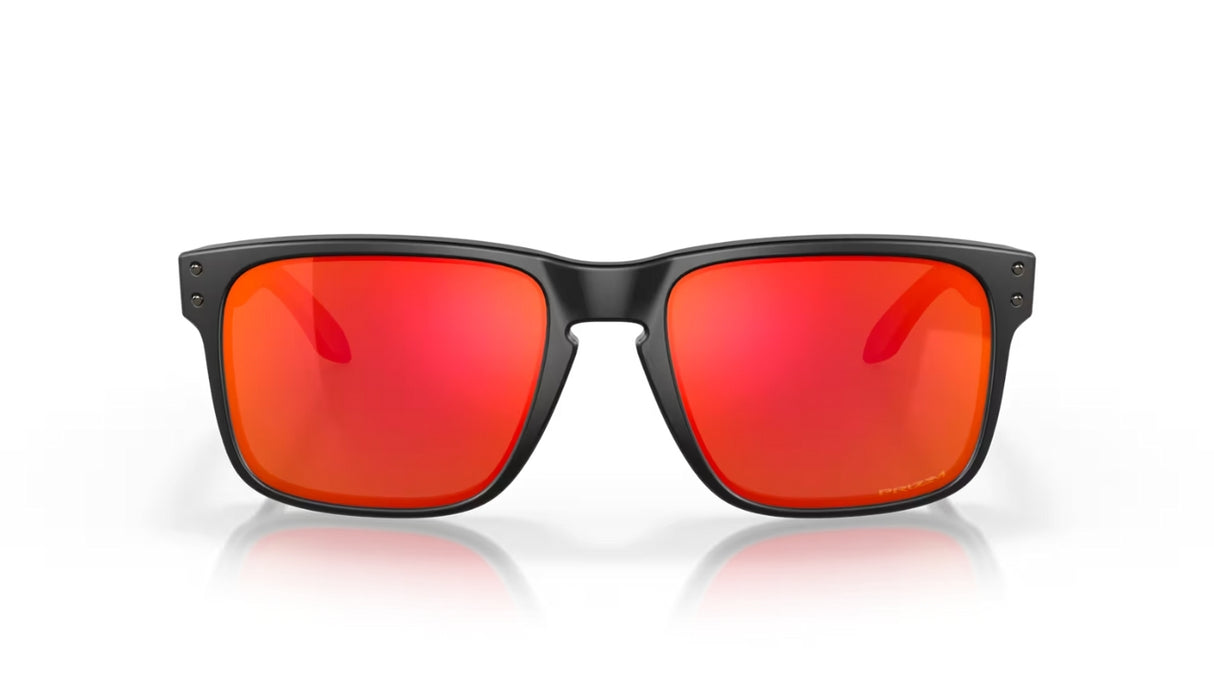 Oakley Holbrook Matte Black/ Prizm Ruby vooraanzicht