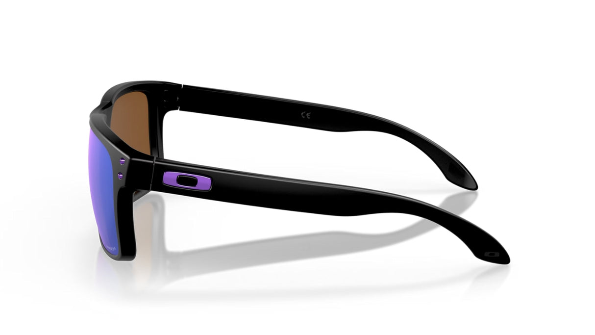 Oakley Holbrook Matte Black/ Prizm Violet zijaanzicht