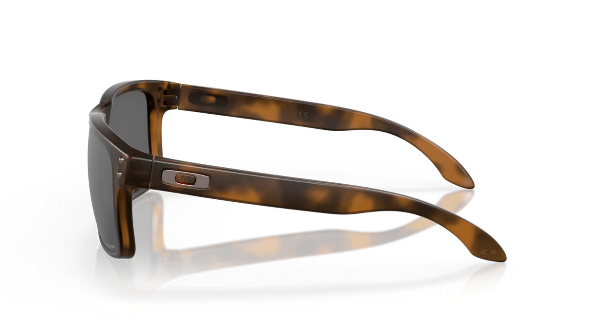 Oakley Holbrook Matte Brown Tortoise/ Prizm Black zijaanzicht