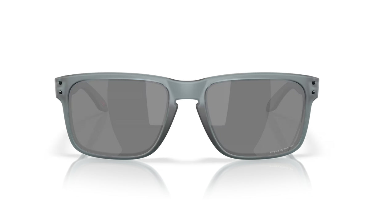 Oakley Holbrook Matte Crystal Black/ Prizm Black Polarized vooraanzicht