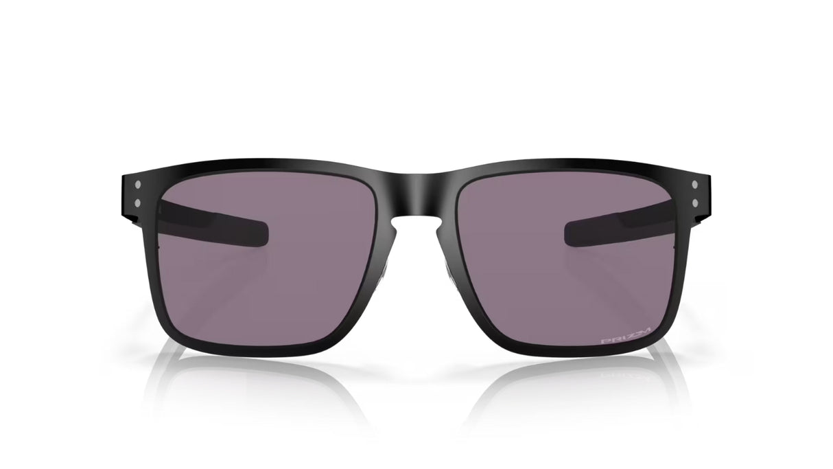 Oakley Holbrook Metal Matte Black Prizm Grey voorzijde