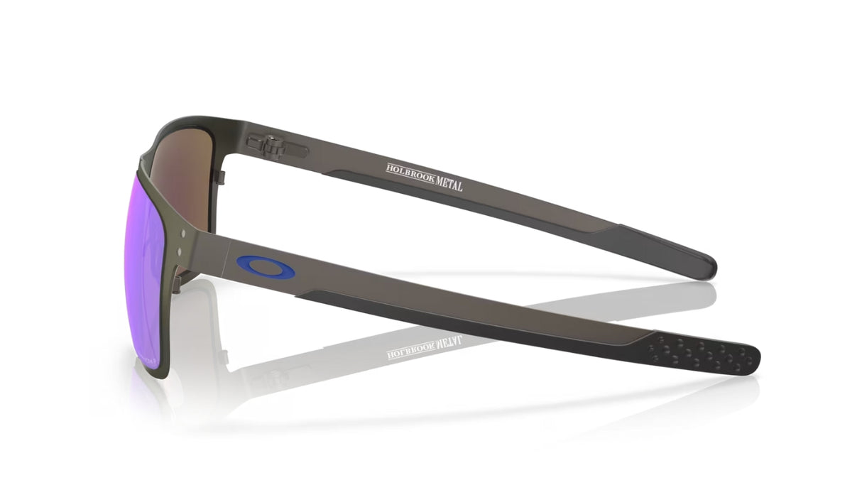 Oakley Holbrook Metal Matte Gunmetal Prizm Sapphire Polarized zijaanzicht