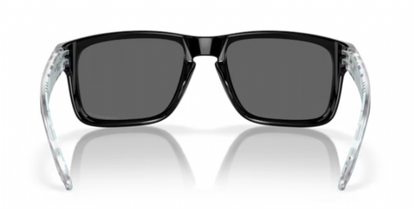 Oakley Holbrook Polished Black/ Prizm Black Polarized Achterkant