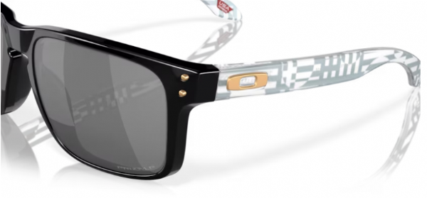 Oakley Holbrook Polished Black/ Prizm Black Polarized Zijkant