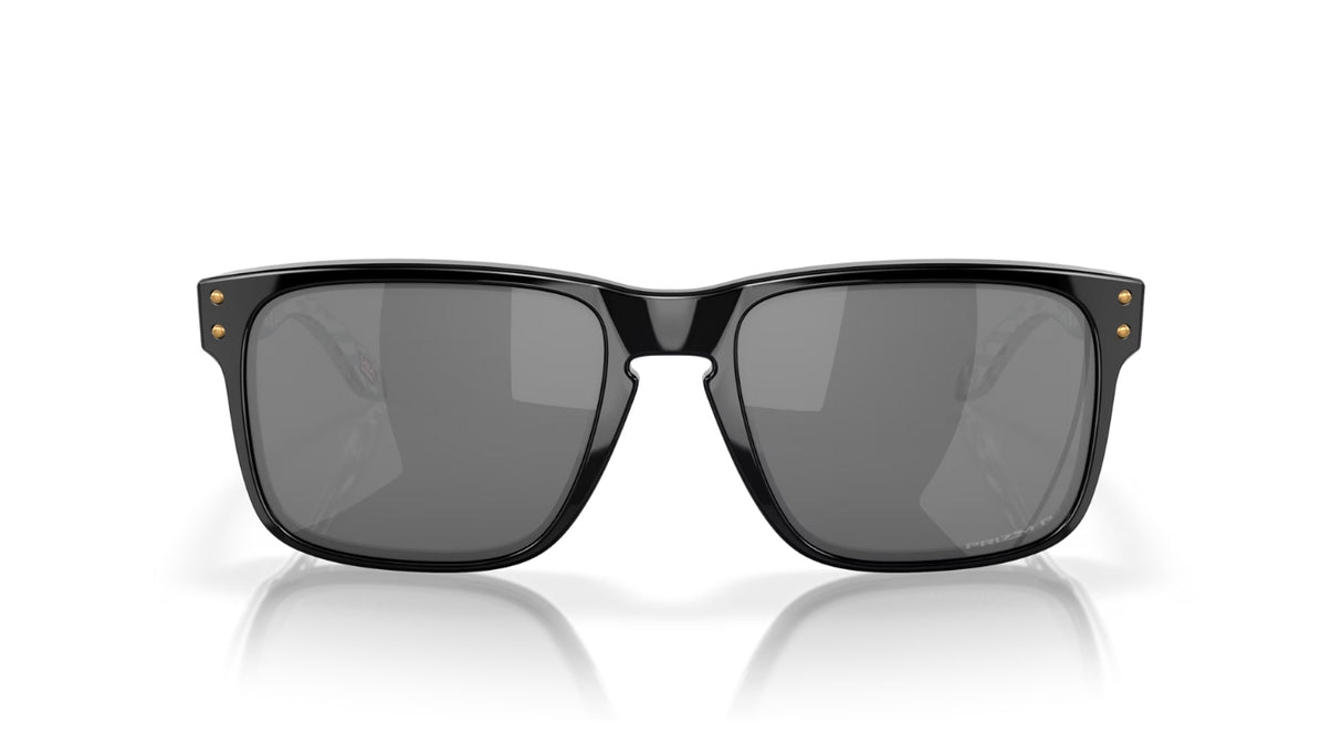 Oakley Holbrook Polished Black/ Prizm Black Polarized vooraanzicht