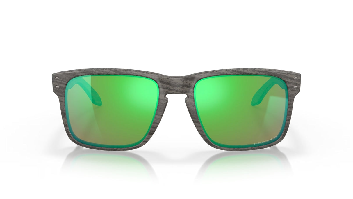Oakley-Holbrook-Woodgrain-Prizm-Shallow-Water-Polarized-vooraanzicht