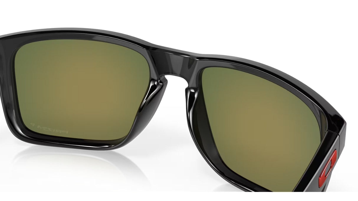 Oakley Holbrook XL Black Ink Prizm Ruby Polarized achterzijde schuin